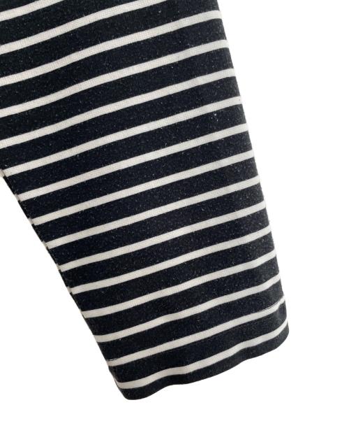 CAVIALE（カヴィアーレ）CAVIALE (カヴィアーレ) ロングスリーブカットソー ブラック×ホワイト サイズ:Mの古着・服飾アイテム