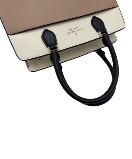 Kate Spade（ケイトスペード）Kate Spade (ケイトスペード) 2WAYバッグ ベージュの古着・服飾アイテム