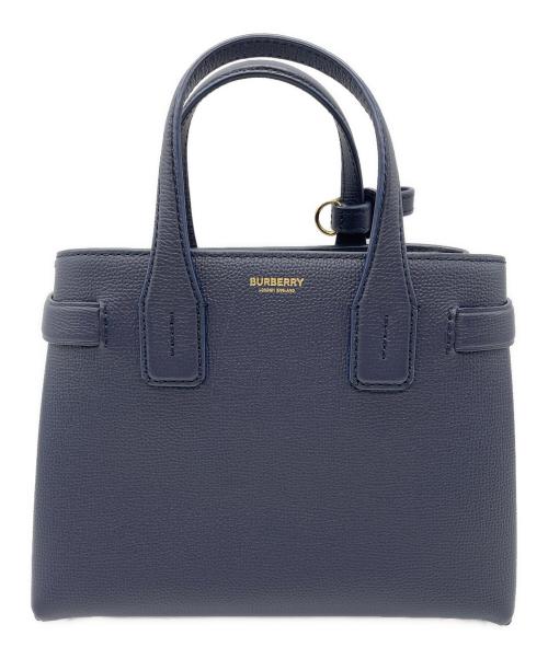 BURBERRY（バーバリー）BURBERRY (バーバリー) 2WAYバッグ ネイビーの古着・服飾アイテム