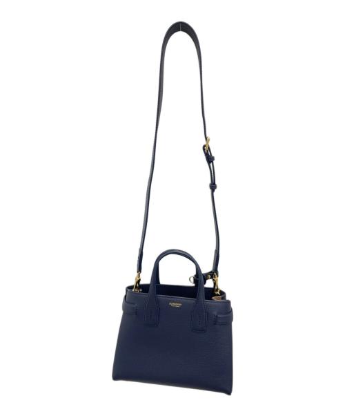 BURBERRY（バーバリー）BURBERRY (バーバリー) 2WAYバッグ ネイビーの古着・服飾アイテム