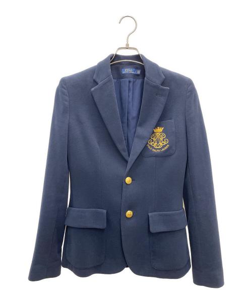 POLO RALPH LAUREN（ポロ・ラルフローレン）POLO RALPH LAUREN (ポロ・ラルフローレン) 金釦ブレザー ネイビー サイズ:160cmの古着・服飾アイテム