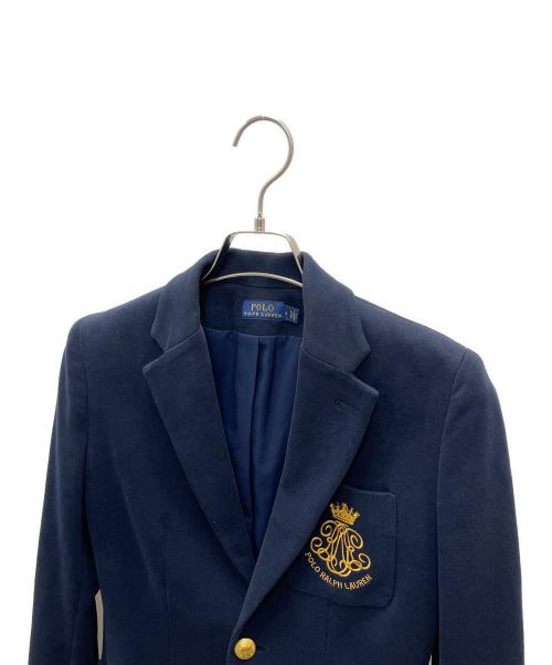 POLO RALPH LAUREN（ポロ・ラルフローレン）POLO RALPH LAUREN (ポロ・ラルフローレン) 金釦ブレザー ネイビー サイズ:160cmの古着・服飾アイテム