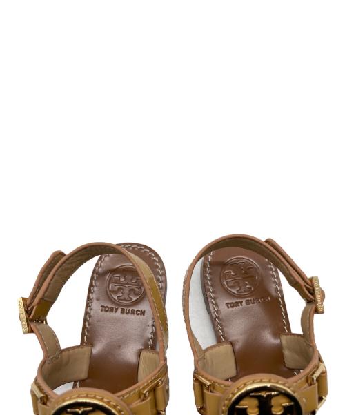 TORY BURCH（トリーバーチ）TORY BURCH (トリーバーチ) サンダル ブラウン サイズ:25cmの古着・服飾アイテム