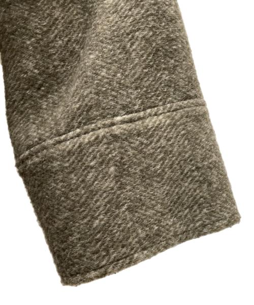 Spick and Span（スピック＆スパン）Spick and Span (スピックアンドスパン) Wスライバーヘリンボーンミドルコート ブラウン サイズ:36の古着・服飾アイテム