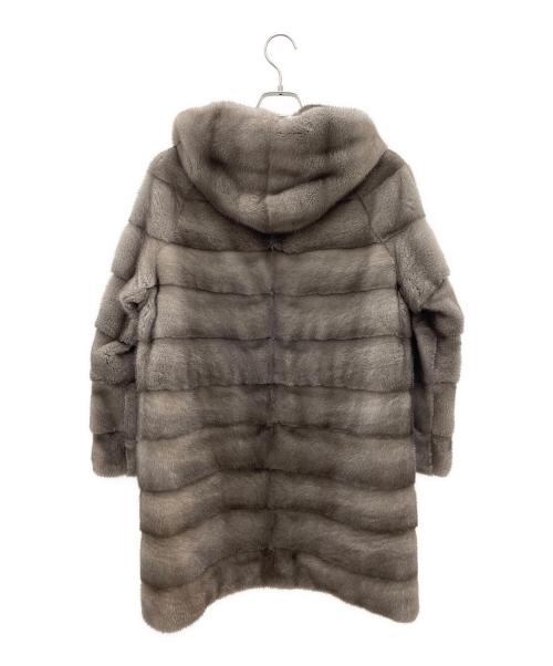 NAFA Mink（ナファ ミンク）NAFA Mink (ナファ ミンク) ミンクコート ライトグレー サイズ:-の古着・服飾アイテム