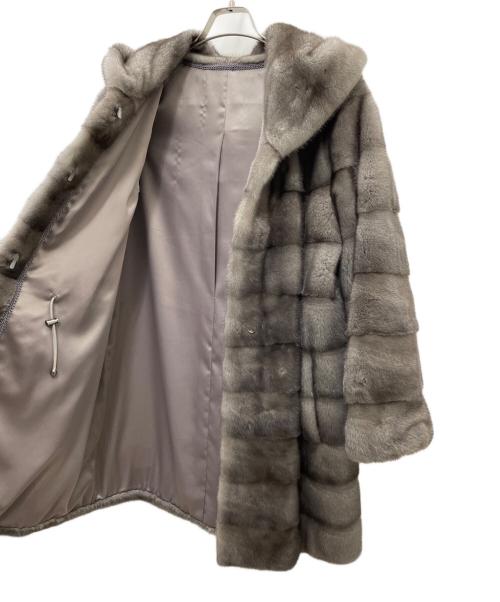 NAFA Mink（ナファ ミンク）NAFA Mink (ナファ ミンク) ミンクコート ライトグレー サイズ:-の古着・服飾アイテム