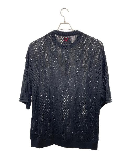 MAISON SPECIAL（メゾンスペシャル）MAISON SPECIAL (メゾンスペシャル) 半袖ニット ブラック サイズ:2の古着・服飾アイテム