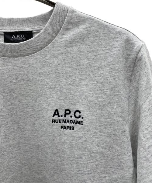 A.P.C.（アーペーセー）A.P.C. (アーペーセー) Tシャツ ライトグレー サイズ:XSの古着・服飾アイテム