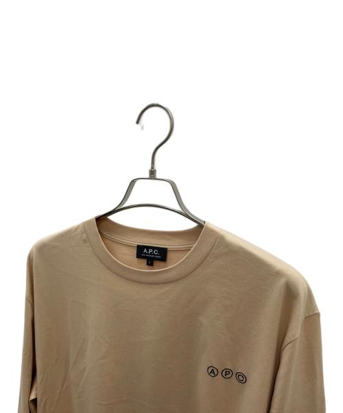 A.P.C.（アーペーセー）A.P.C. (アーペーセー) 長袖Tシャツ ベージュ サイズ:Lの古着・服飾アイテム