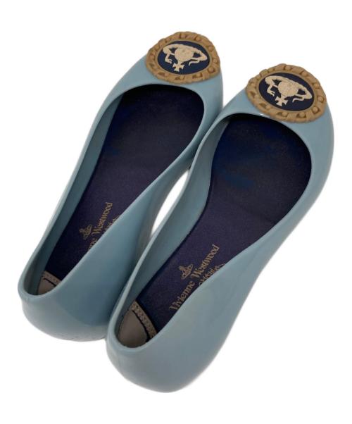 Vivienne Westwood（ヴィヴィアンウエストウッド）Vivienne Westwood (ヴィヴィアンウエストウッド) melissa (メリッサ) パンプス スカイブルー サイズ:38の古着・服飾アイテム