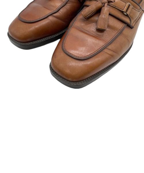 Yves Saint Laurent（イヴサンローラン）Yves Saint Laurent (イヴサンローラン) タッセルローファー ブラウン サイズ:25.5cmの古着・服飾アイテム