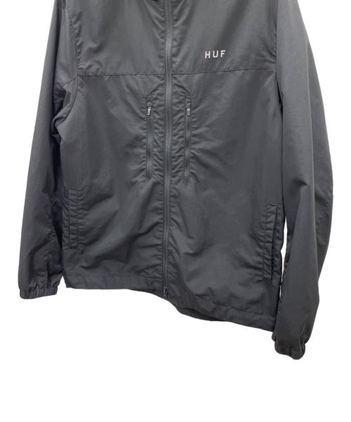 HUF（ハフ）HUF (ハフ) ナイロンジャケット ブラック サイズ:Lの古着・服飾アイテム