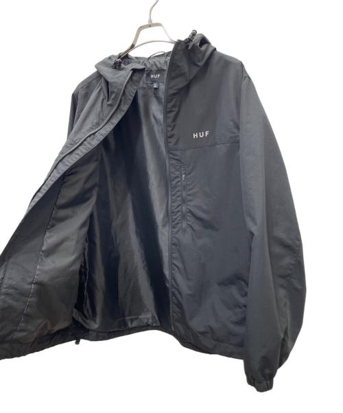 HUF（ハフ）HUF (ハフ) ナイロンジャケット ブラック サイズ:Lの古着・服飾アイテム