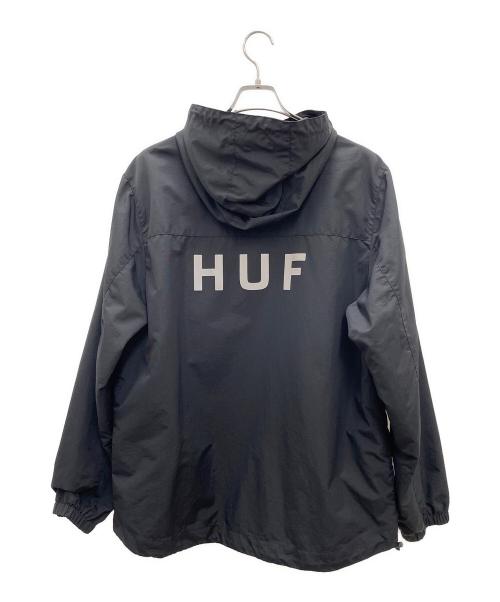 HUF（ハフ）HUF (ハフ) ナイロンジャケット ブラック サイズ:Lの古着・服飾アイテム