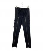 TAKAHIROMIYASHITA TheSoloIst.タカヒロミヤシタ ザソロイスト）の古着「ボンダッジ スラックス」｜ブラック