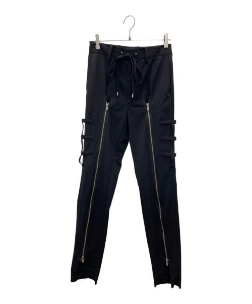 TAKAHIROMIYASHITA TheSoloIst.（タカヒロミヤシタ ザソロイスト）TAKAHIROMIYASHITA TheSoloIst. (タカヒロミヤシタ ザソロイスト) ボンダッジ スラックス ブラック サイズ:44の古着・服飾アイテム