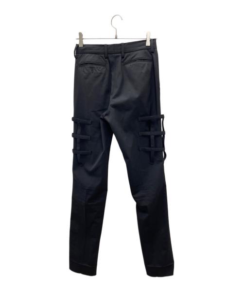 TAKAHIROMIYASHITA TheSoloIst.（タカヒロミヤシタ ザソロイスト）TAKAHIROMIYASHITA TheSoloIst. (タカヒロミヤシタ ザソロイスト) ボンダッジ スラックス ブラック サイズ:44の古着・服飾アイテム