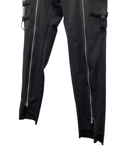 TAKAHIROMIYASHITA TheSoloIst.（タカヒロミヤシタ ザソロイスト）TAKAHIROMIYASHITA TheSoloIst. (タカヒロミヤシタ ザソロイスト) ボンダッジ スラックス ブラック サイズ:44の古着・服飾アイテム