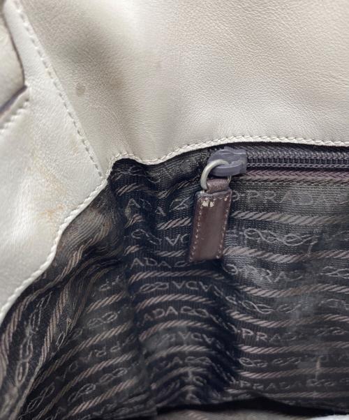 PRADA（プラダ）PRADA (プラダ) ショルダートートバッグ ベージュの古着・服飾アイテム