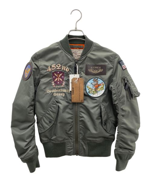 AVIREX（アヴィレックス）AVIREX (アヴィレックス) フライトジャケット カーキ サイズ:Free 未使用品の古着・服飾アイテム