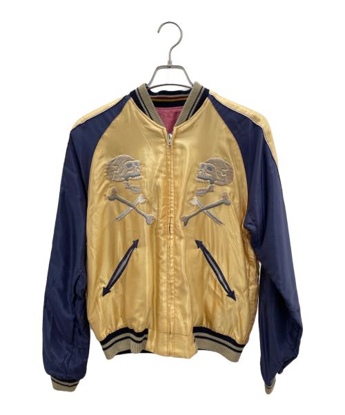 TAILOR 東洋（テーラー東洋）TAILOR 東洋 (テーラー東洋) リバーシブルスカジャン イエロー×ピンク サイズ:Mの古着・服飾アイテム