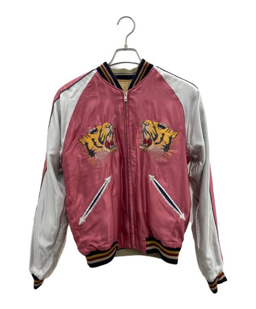 TAILOR 東洋（テーラー東洋）TAILOR 東洋 (テーラー東洋) リバーシブルスカジャン イエロー×ピンク サイズ:Mの古着・服飾アイテム