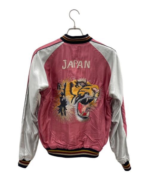 TAILOR 東洋（テーラー東洋）TAILOR 東洋 (テーラー東洋) リバーシブルスカジャン イエロー×ピンク サイズ:Mの古着・服飾アイテム