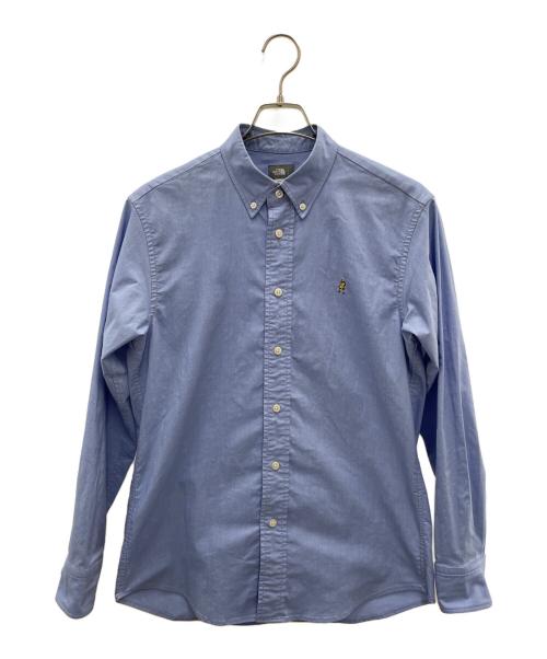 THE NORTH FACE（ザ ノース フェイス）THE NORTH FACE (ザ ノース フェイス) 長袖シャツ ブルー サイズ:Ｍの古着・服飾アイテム