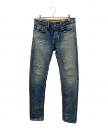 Denham（デンハム）の古着「デニムパンツ」｜ネイビー