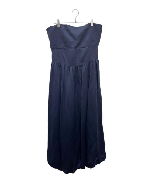 ETRE（エトレ）ETRE (エトレ) ノースリーブ・キャミソールワンピース ネイビー サイズ:Mの古着・服飾アイテム