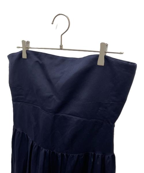 ETRE（エトレ）ETRE (エトレ) ノースリーブ・キャミソールワンピース ネイビー サイズ:Mの古着・服飾アイテム
