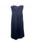 ETRE（エトレ）の古着「ノースリーブ・キャミソールワンピース」｜ネイビー