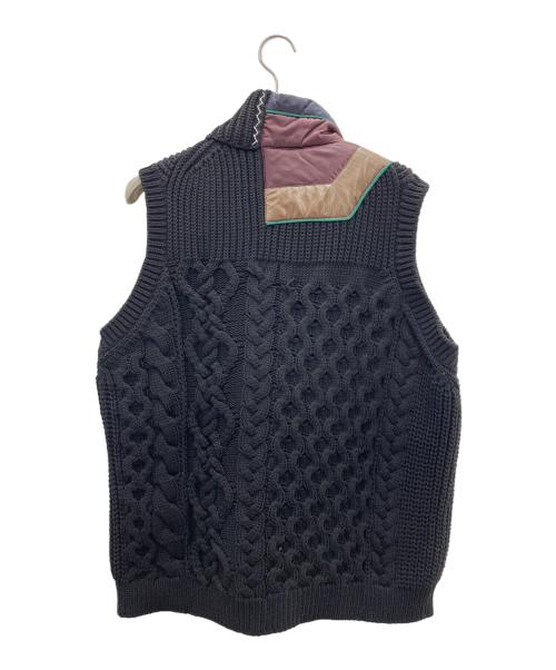 KOLOR（カラー）KOLOR (カラー) ニットベスト ブラック サイズ:5の古着・服飾アイテム