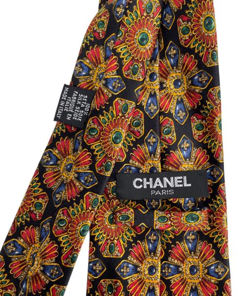 CHANEL（シャネル）CHANEL (シャネル) ネクタイ ブラック サイズ:フリーの古着・服飾アイテム