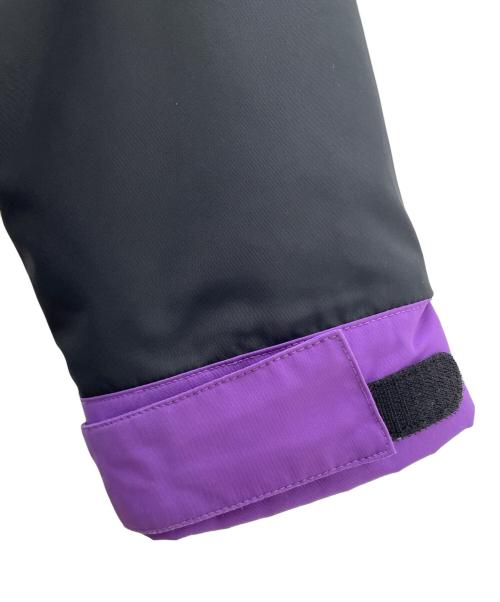 adidas（アディダス）adidas (アディダス) 中綿ジャケット ブラック×パープルの古着・服飾アイテム