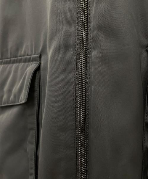 adidas（アディダス）adidas (アディダス) 中綿ジャケット ブラック×パープルの古着・服飾アイテム