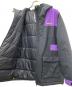 中古・古着 adidas (アディダス) 中綿ジャケット ブラック×パープル：6000円