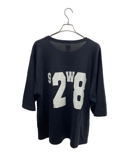 South2 West8（サウスツー ウエストエイト）South2 West8 (サウスツー ウエストエイト) プリントカットソー ブラック サイズ:Ｌの古着・服飾アイテム