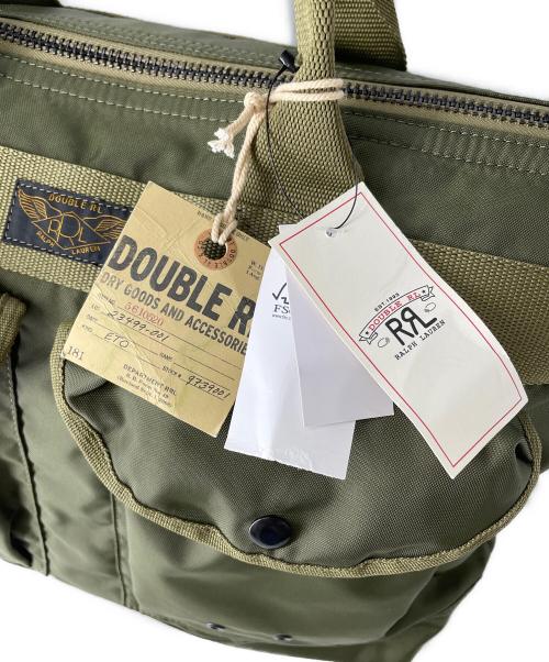 RRL（ダブルアールエル）RRL (ダブルアールエル) キャンバス ユーティリティ メッセンジャー バッグ カーキ 未使用品の古着・服飾アイテム