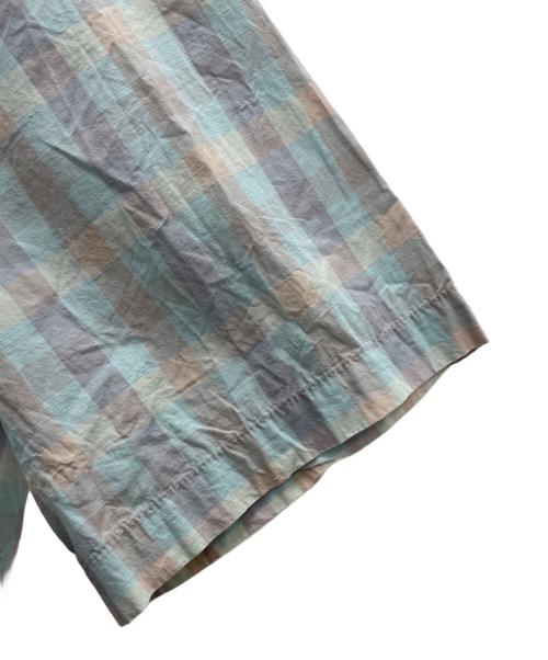 maison kitsune（メゾンキツネ）maison kitsune (メゾンキツネ) 半袖シャツ ブルー サイズ:36の古着・服飾アイテム