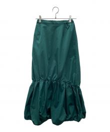 HeRIN.CYE（ヘリンドットサイ）の古着「ボリュームスカート」｜グリーン