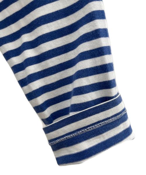 COMME des GARCONS（コムデギャルソン）COMME des GARCONS (コムデギャルソン) ボーダーTシャツ ホワイト×ブルー サイズ:Mの古着・服飾アイテム