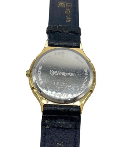 Yves Saint Laurent（イヴサンローラン）Yves Saint Laurent (イヴサンローラン) 腕時計 ネイビーの古着・服飾アイテム