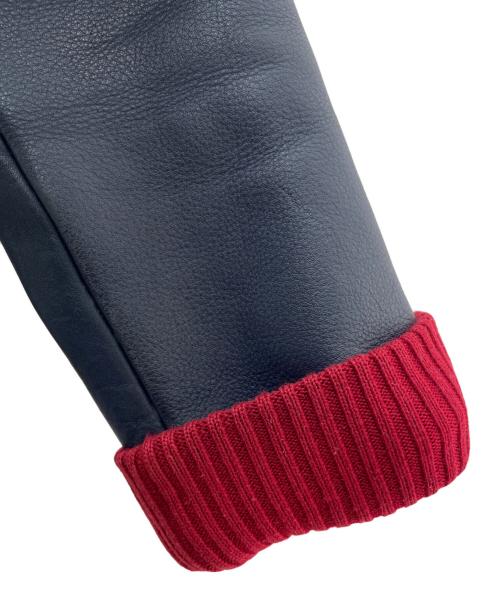 Schott（ショット）Schott (ショット) スタジャン グレー×ネイビー サイズ:Sの古着・服飾アイテム