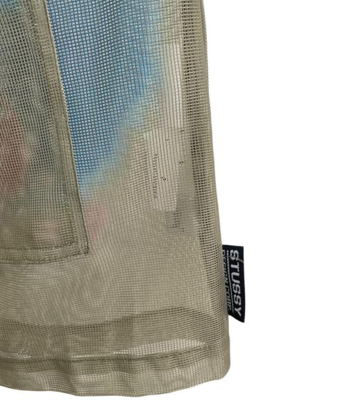 stussy（ステューシー）stussy (ステューシー) メッシュベスト カーキ サイズ:Sの古着・服飾アイテム