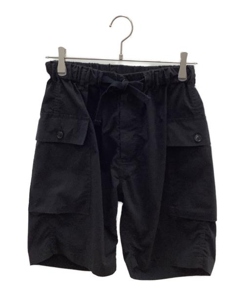 POST O'ALLS（ポストオーバーオールズ）POST O'ALLS (ポストオーバーオールズ) ハーフパンツ ブラック サイズ:Sの古着・服飾アイテム