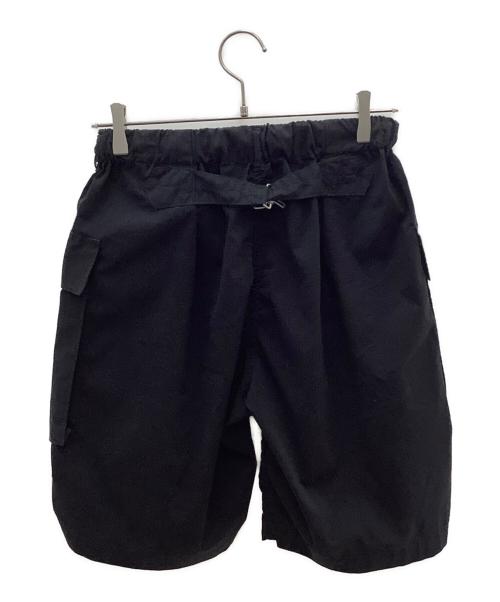 POST O'ALLS（ポストオーバーオールズ）POST O'ALLS (ポストオーバーオールズ) ハーフパンツ ブラック サイズ:Sの古着・服飾アイテム