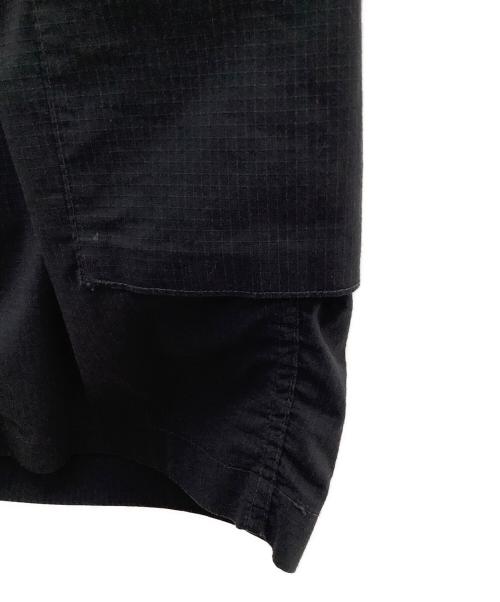 POST O'ALLS（ポストオーバーオールズ）POST O'ALLS (ポストオーバーオールズ) ハーフパンツ ブラック サイズ:Sの古着・服飾アイテム