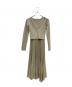 anuans（アニュアンス）の古着「長袖ワンピース」｜カーキ