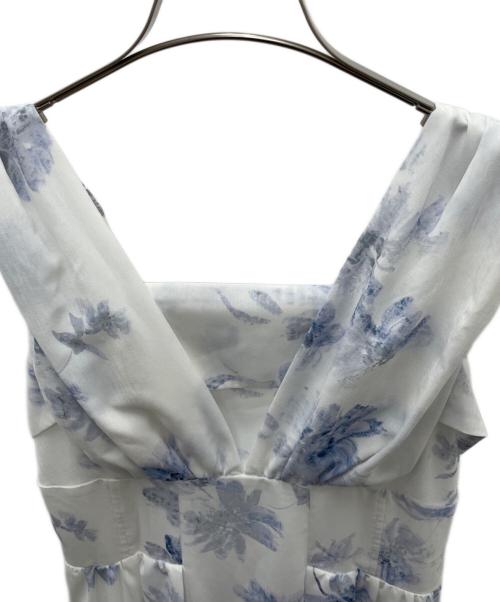 HER LIP TO（ハーリップトゥ）HER LIP TO (ハーリップトゥ) ノースリーブ・キャミソールワンピース ホワイト サイズ:Ｍの古着・服飾アイテム